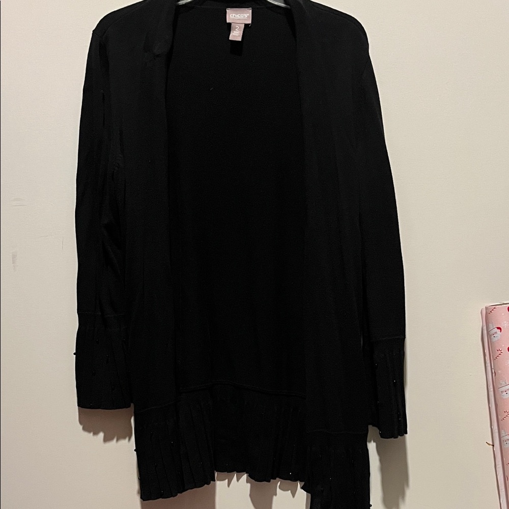 Chico's Black Cardigan Sweater